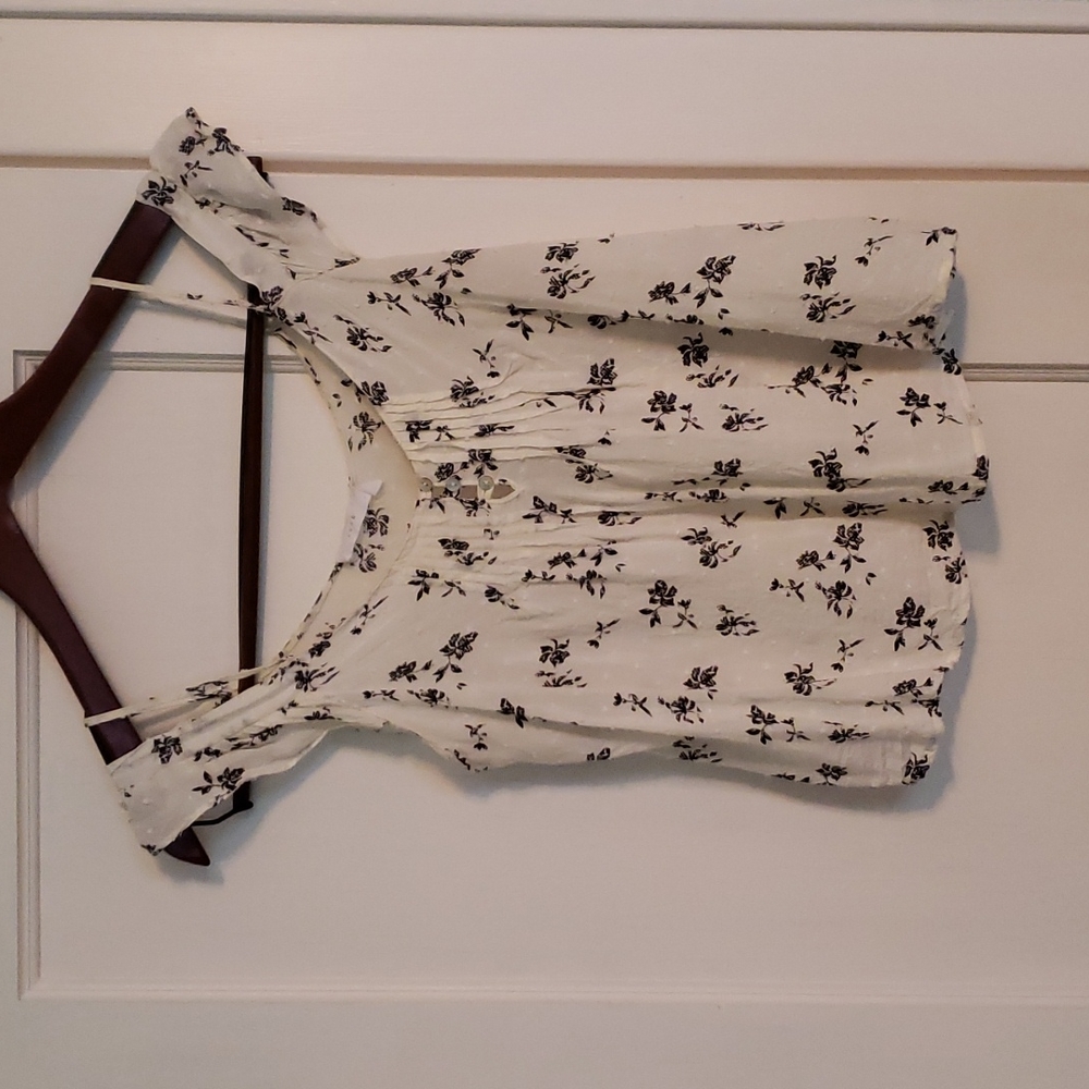 Lush white floral top